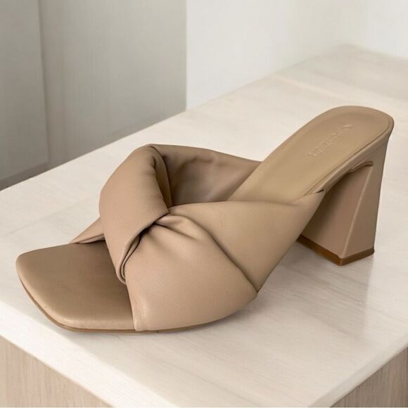 Open Edit Saydee Sandal, Color Nude Cream - Picture 1 of 14